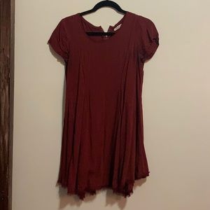 Babydoll red dress